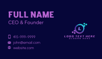 Digital Pixel Programming Business Card Design