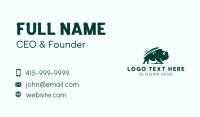 Eco Bison Wild Animal Business Card