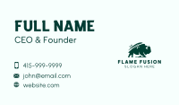 Eco Bison Wild Animal Business Card Design