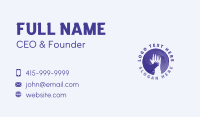 Hands Parenting Family Business Card
