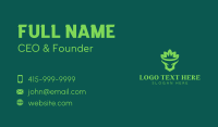 Green Bull Crown Business Card