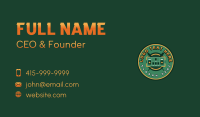 Baseball Score Board Business Card Design