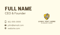 Shield Dog Veterinary Business Card Design