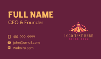 Starry Carnival Fest Business Card