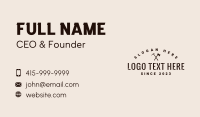 Mountain Hiking Adventure Business Card