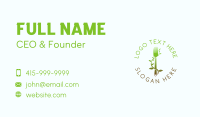 Organic Vine Fork Business Card