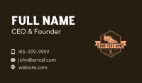 Leather Oxford Shoes Business Card