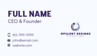 Painting Brush Letter O Business Card Image Preview