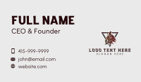 Warrior Strong Swordsman Business Card