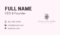 Floral Snake Spa Business Card