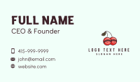 Cherry Fruit Brassiere Business Card Design