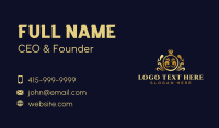 Floral Diamond Ring Business Card