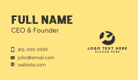 Handyman Wrench Letter E Business Card
