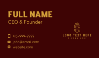First Class Business Card example 1