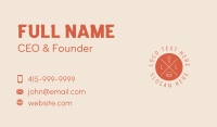 Fast Food Business Card example 3