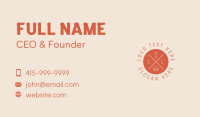 Fast Food Business Letter Business Card