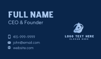 Water Droplet Orbit Business Card