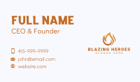 Fire Fuel Flame Business Card Image Preview