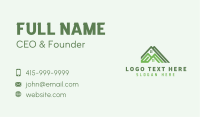 Real Estate Roofer Business Card