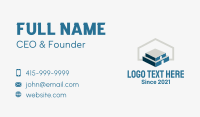 Warehouse Building Establishment Business Card Design