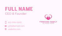 Family Child Support Business Card Image Preview