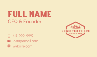 Adventure Camping Apparel  Business Card