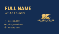 Golden Deluxe Griffin Business Card Image Preview