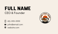 Japanese Curry Restaurant Business Card