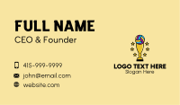 Volleyball Trophy Award  Business Card