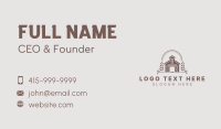 Barn House Rustic Business Card Design