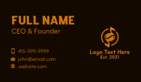 Music Note Coffee Business Card Design