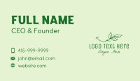 Nature Branch Smile  Business Card Design