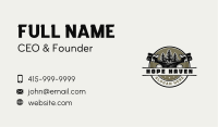Chainsaw Logging Wood Business Card