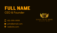 Royal Shield Crown Business Card