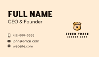 Grunge Shield Signage Business Card