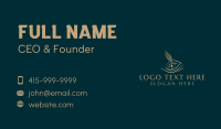 Quill Writer Publisher Business Card