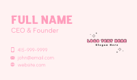 Cute Business Card example 1