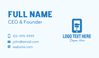 Blue Mobile Locator Business Card