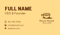 Snail Coffee Cup  Business Card