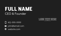 Glowing Business Card example 2