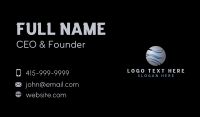 3D Global Media Sphere Business Card