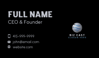 3D Global Media Sphere Business Card
