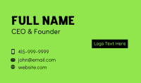 Pixelated Business Card example 4