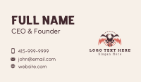 Native American Eagle Business Card Design
