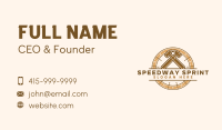 Hammer Nail Carpentry Business Card