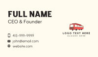 School Bus Business Card example 1