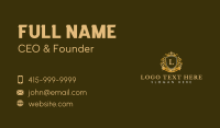 Crown Crest Elegant Business Card