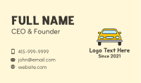 Auto Car Company Business Card