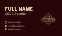 Premium Coffee Cafe Business Card