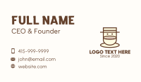 Coffee Cup Barista Business Card